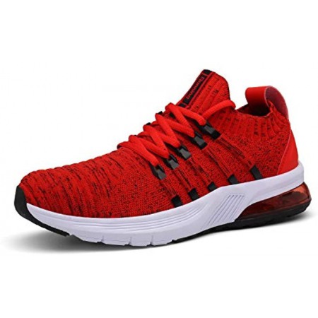 Men's Trail Running Sport Shoes Red Black